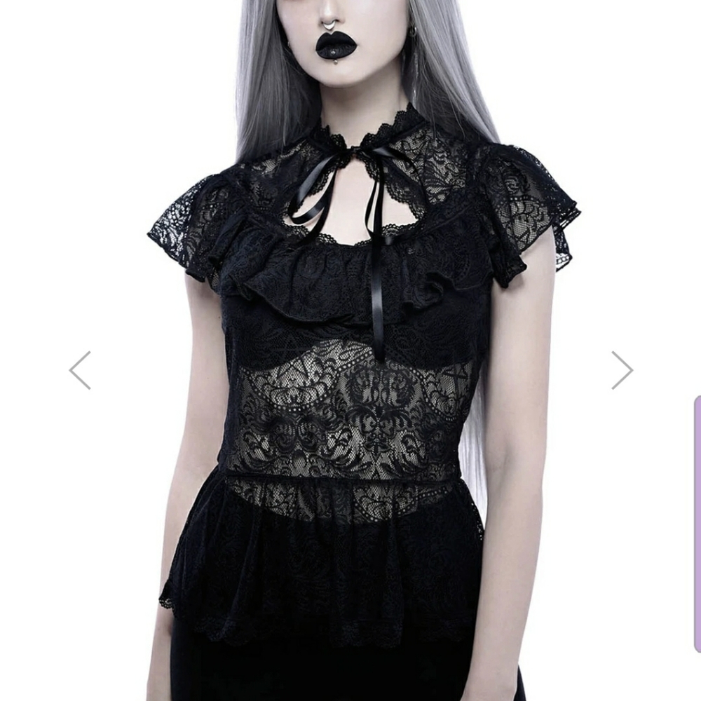 Killstar Cassandra Lace Top